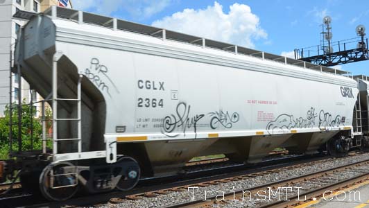 Car/wagon CGLX2364 left side / coté gauche